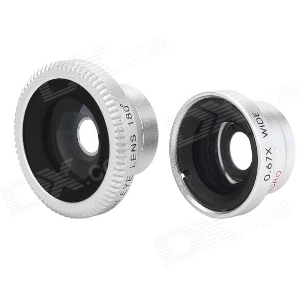 14% OFF Universal Magnetic Wide Angle + Fish Eye + Macro Lens Set for iPhone